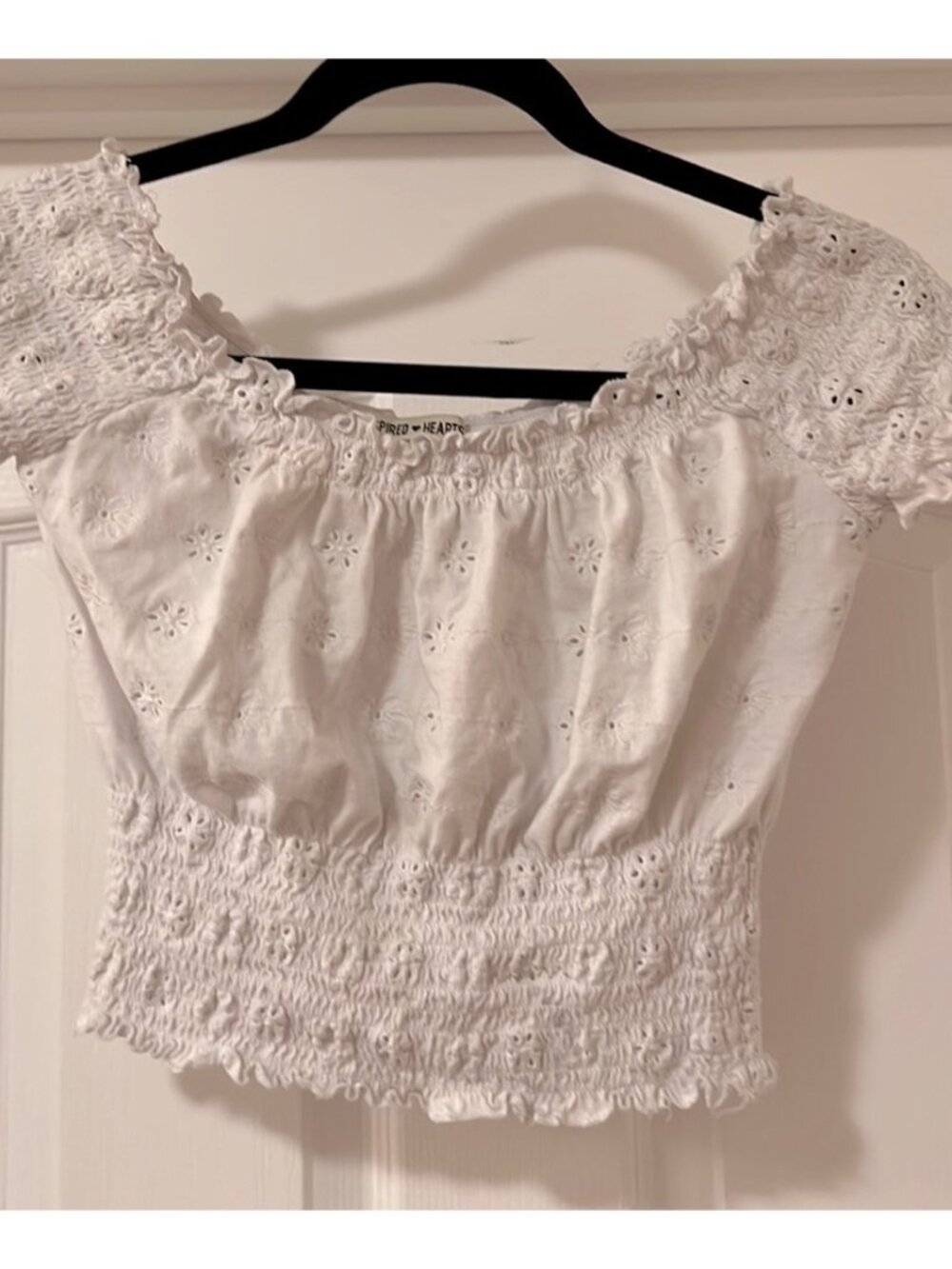 White Crop Top - Medium